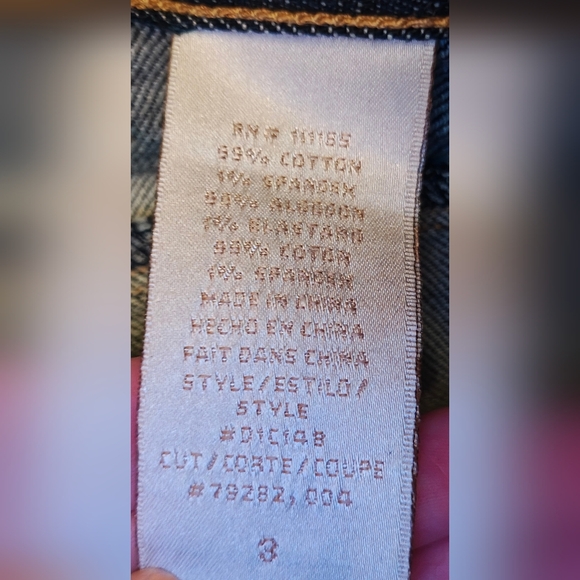 Baby Phat Cuffed Dark Wash Denim Capri Jeans. - Picture 4 of 9